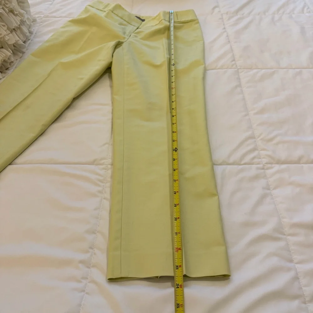 Ann Taylor Lime Straight Leg Pants - Picture 6 of 9
